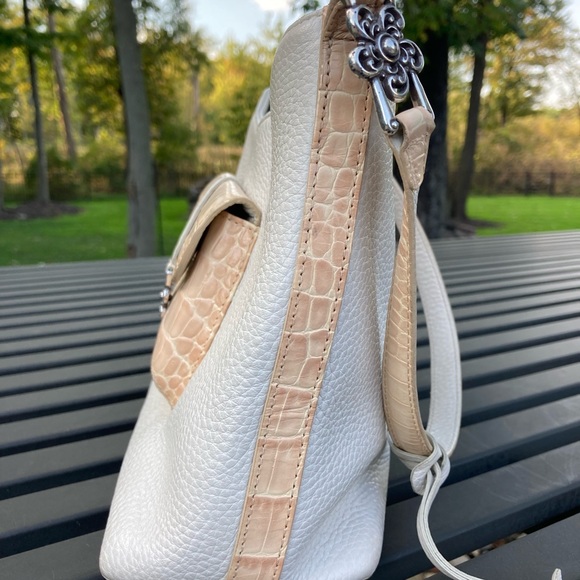 Brighton bag, ecru and sand. Like new. - Picture 5 of 10